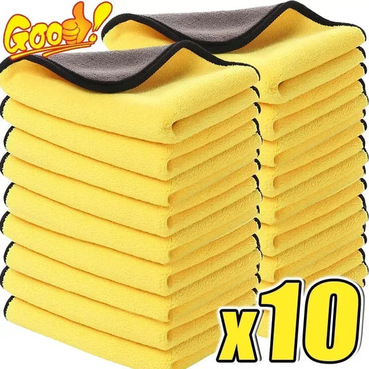 Cars Wash Microfiber Towel 30x30/60CM Car Cleaning Drying Cloth Hemming Cars Care Cloth Detailing Car Wash Towel